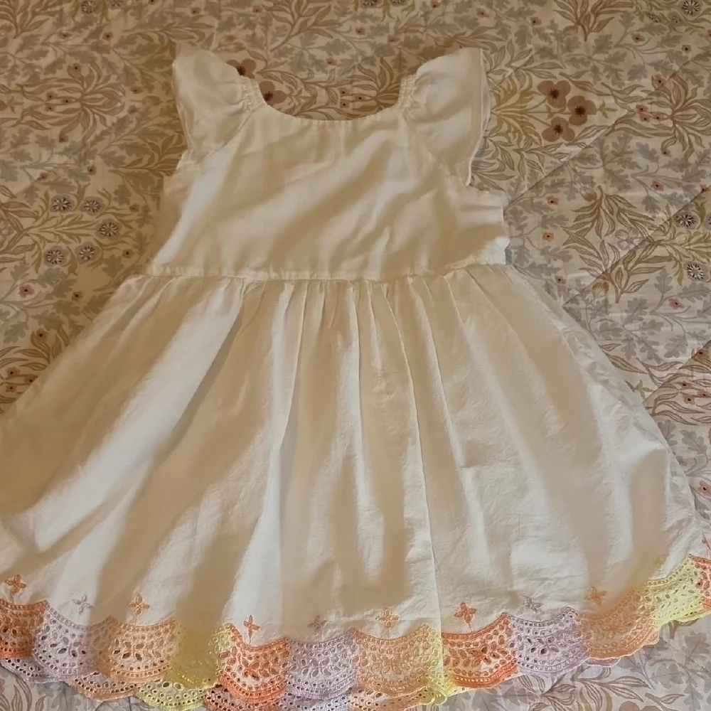 Girls GAP Dress With Crochet Hem